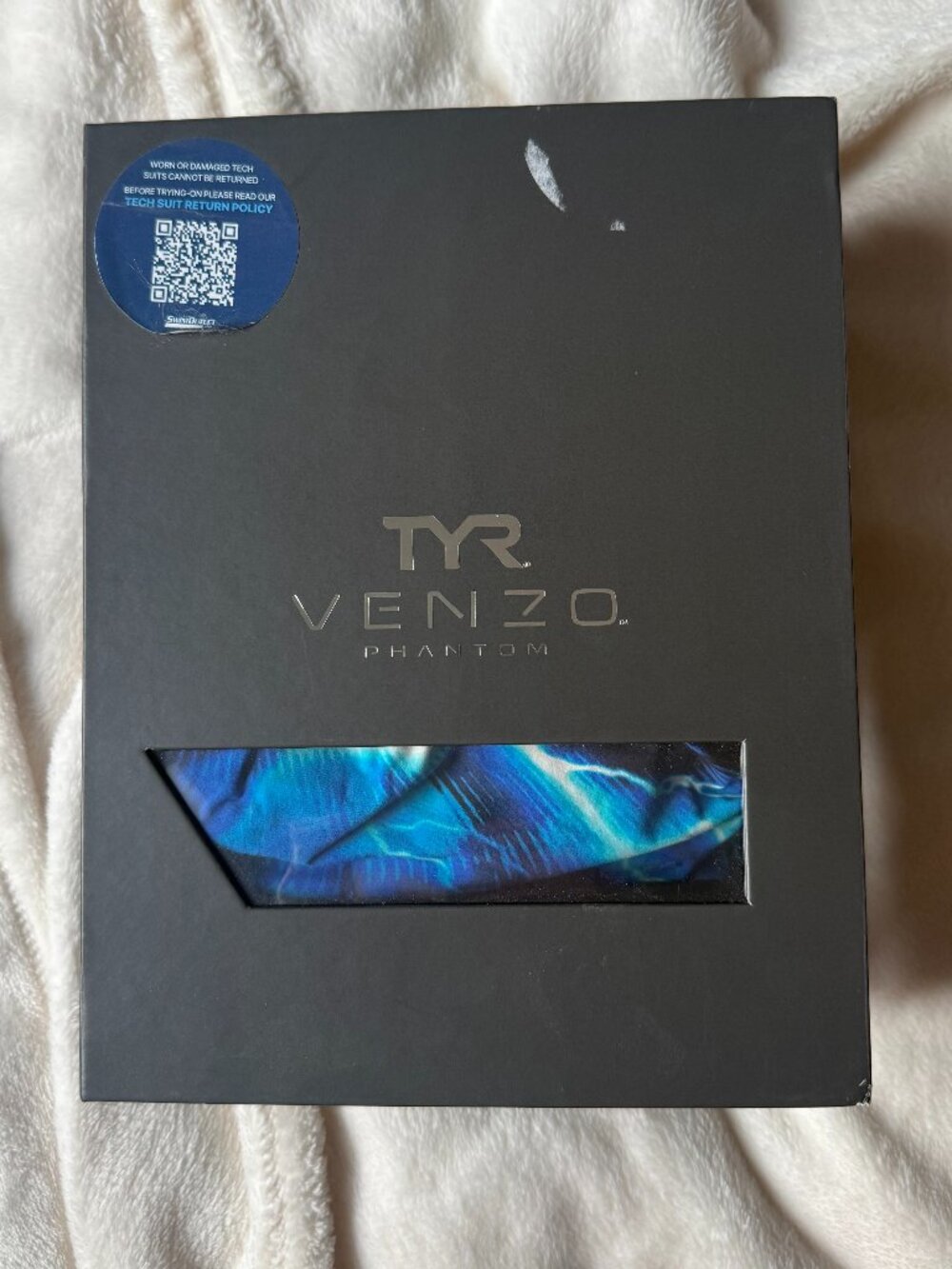 TYR Women's Venzo Phantom Oblivion Closed Back Kneeskin Tech Suit Swimsuit